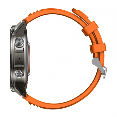 Zeblaze Stratos 2 Plus okosóra, Narancssárga, 1.43" AMOLED, HRV, ECG, Egészségfigyelés, Sportfunkciók, Bluetooth hívás, 530 mAh, Android 5.0 vagy iOS 10.0 vagy újabb [5]