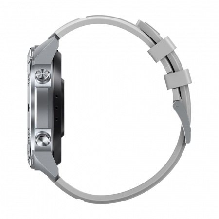 Smartwatch Zeblaze Stratos 2 Ultra 4G, Ezüst, Kettős sávos GPS, Bluetooth Hívások, 1.43" AMOLED, 500 mAh, 170+ Sportmód [5]