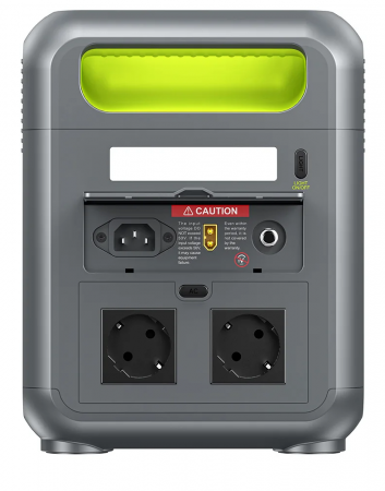 Fossibot F1200 Hordozható Töltőállomás, Zöld, 1200W, 1024Wh, LCD Kijelző, BMS Védelem, 7 Kimenet, LED Zseblámpa, SOS [2]