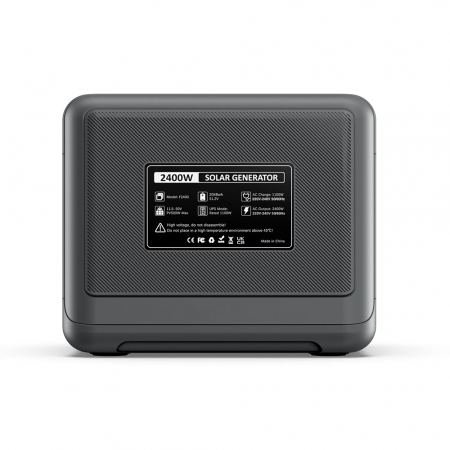 Hordozható töltőállomás Fossibot F2400 Zöld, 2400W, 2048Wh, 640000mAh, LCD képernyő, BMS védelem, 16 kimenet, LED zseblámpa, SOS [7]