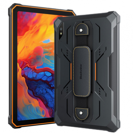 Strapabíró tabletek - Tablet Blackview Active 8 Pro Rugged, Narancssárga, FHD+ 10.36", 2.4K, 4G, 16GB RAM (8GB + 8GB bővíthető), 256GB ROM, Android 13, Helio G99, 22000mAh, OTG, NFC, Dual SIM