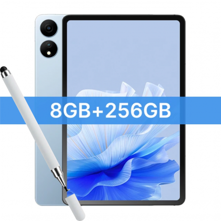 Táblagépek - Tablet Blackview Oscal ELITE1, Kék, 4G, 12,1" 2.5K Kijelző, Android 14, 24GB RAM (8GB + 16GB bővíthető), 256GB ROM, Helio G99, 8800mAh, 33W, Stylus Pen, ArcSoft 9.0, Arcazonosító, Dual SIM