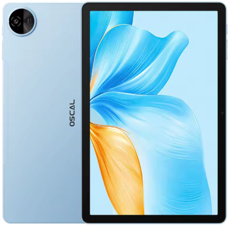 Táblagépek - Tablet Oscal Pad 90 Pro, Kek, 4G, 11" FHD+, Android 15, 24GB RAM (8GB + 16GB bovitheto), 256GB ROM, Unisoc T615, 13MP, PC mod, Arcfelismeres, 7700mAh, 10W, Dual SIM