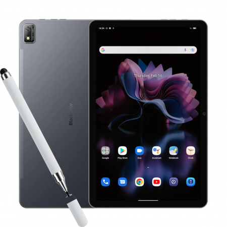 Táblagépek - Tablet Blackview Tab 16 Szürke, 4G, IPS 11", Android 12, 14GB RAM (8GB + 6GB bővíthető), 256GB ROM, Unisoc Tiger T616 OctaCore, 7680 mAh, Dual SIM