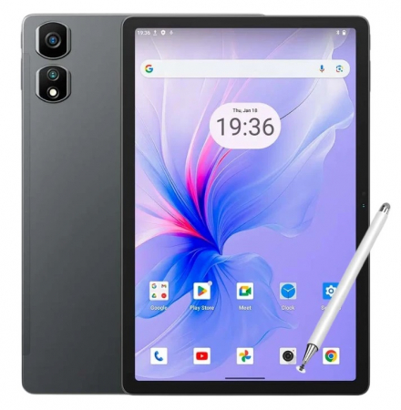 Táblagépek - Blackview Tab 16 Pro tablet, Szürke, 4G, 11" IPS, 24GB RAM (8GB+16GB bővíthető), 256GB ROM, Android 14, Tiger T616, 13MP+2MP+8MP, 7700mAh, 18W, Arcfeloldás, WiFi5, Dual SIM