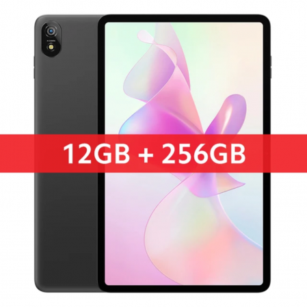 Táblagépek - Tablet Blackview Tab 18 Szürke, 4G, 12 hüvelykes 2.4K FHD+, Android 13, 24GB RAM (12GB + 12GB kibővíthető), 256GB ROM, MTK Helio G99, 16MP, 8800mAh, 33W, Dual SIM