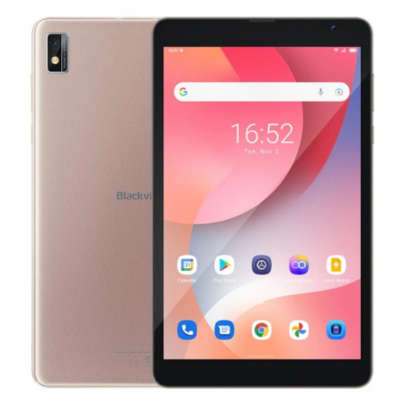 Táblagépek - Tablet Blackview Tab 6 Arany, 4G, IPS 8.0" HD+, 3GB RAM, 32GB ROM, Android 11, Unisoc T310 QuadCore, GPS, szürkeárnyalatos mód, 5580 mAh, Dual SIM
