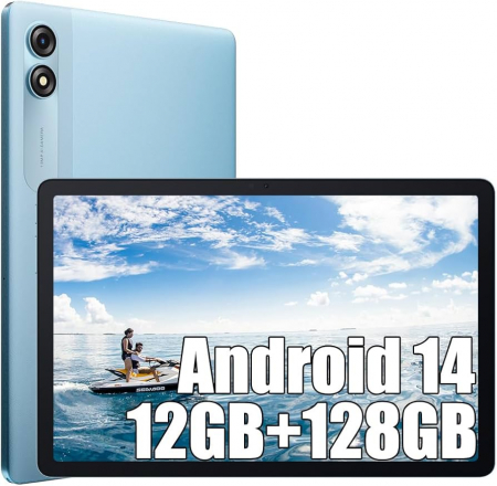 Blackview Tab 90 WiFi Tablet Kék, 10.92" HD IPS, Android 14, 12GB RAM (4GB + 8GB bővíthető), 128GB ROM, Unisoc Tiger T606, 13MP+8MP, 8200mAh, Arc Feloldás, WiFi5 [2]