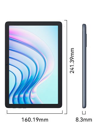 Cubot Tab 65 Táblagép, Szürke, WiFi, 10.1" HD+, Android 15, 12GB RAM (4GB + 8GB Bővíthető), 128GB ROM + TF kártya 1TB-ig, Bluetooth, PC Mód, 13MP, 6200mAh [1]