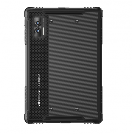 Doogee R08 Rugged Tablet, Fekete, 4G, 10.1" HD+, Android 13, 16GB RAM (6GB + 10GB bővíthető), 256GB ROM, 13MP+5MP, MT8788 Octa Core, 7680mAh, OTG, Face Unlock, Dual SIM [1]