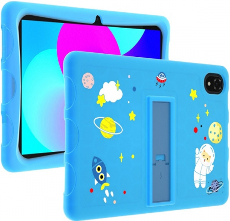 Tabletek gyerekeknek - Doogee U10 Kids Kék Tabletta, IPS 10.1" HD, Android 13, 9GB RAM (4GB + 5GB bővíthető), 128GB ROM, RK3562, 5060 mAh, Szilikon tok, Gyerekeknek szánt alkalmazások