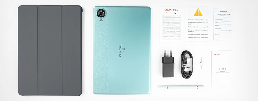 Tablet Oukitel OT11, Zöld, 4G LTE, 11" IPS, 16GB RAM (4GB + 12GB bővíthető), 128GB ROM, Android 14, 13MP Kamera, 8000mAh Akkumulátor, Dual SIM [4]