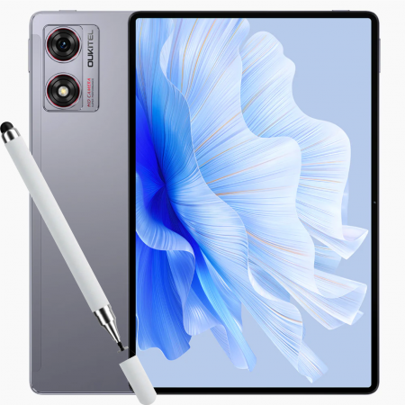 Táblagépek - Tablet Oukitel OT8 Szürke, 4G, 11" 2K FHD+, 30GB RAM (6GB+24GB bővíthető), 256GB ROM, Unisoc Tiger T606, Android 13, 8800 mAh, Stylus Pen, Dual SIM