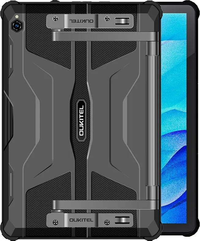 Strapabíró tabletek - Tableta Oukitel RT6 Negru 4G, IPS 10.1" FHD+, 8GB + 6GB RAM extensibil, 256GB, Android 13, MT8788 Octa-Core 20000mAh, incarcare 33W Dual SIM