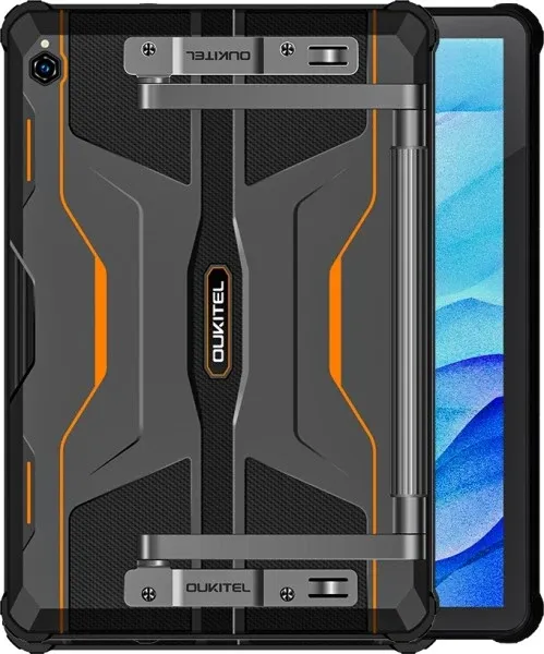 Strapabíró tabletek - Tableta Oukitel RT6 Orange 4G, IPS 10.1" FHD+, 8GB + 6GB RAM extensibil, 256GB,Android 13, MT8788 Octa-Core 20000mAh, incarcare 33W Dual SIM