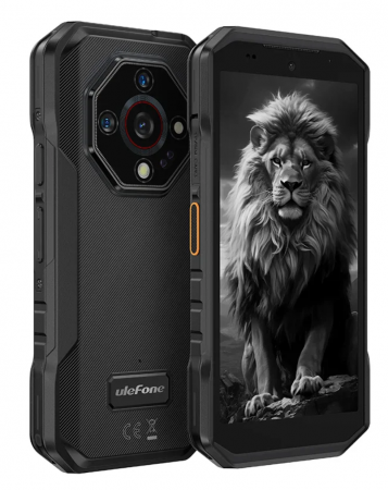 5G Okostelefonok - Ulefone Armor X32 Pro mobiltelefon, Fekete, 5G, 5,65" LCD, 16GB RAM (8GB+8GB bővíthető), 256GB ROM, Night Vision, 64MP+16MP, Android 14, Dimensity 6300, WiFi 6, NFC, 5500mAh, 18W, Dual SIM