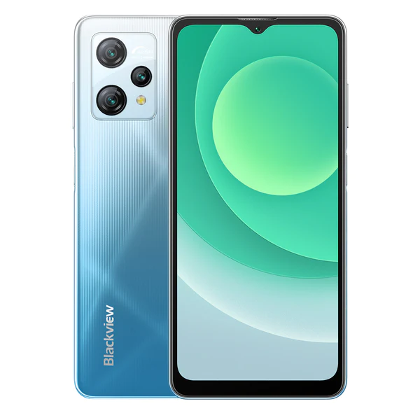 Blackview mobiltelefonok - Mobiltelefon Blackview A53 Kék, 4G, 6,5" IPS LCD, 7GB RAM (3GB + 4GB bővíthető), 16GB ROM, Android 12, Mediatek MT6761, Bt. v5.0, 5080 mAh, Dual SIM