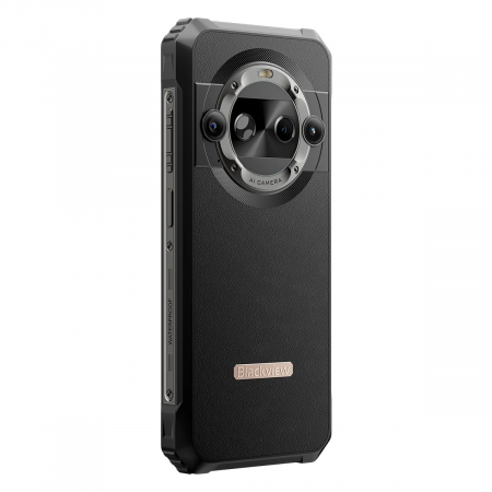 Mobiltelefon Blackview BL9000 Pro fekete, 5G, FLIR® Lepton 3.5 hőkamera & MyFLIR® Pro APP, 6,78" 2,4K FHD+ 120Hz, 36GB RAM (12GB+24GB), 512GB ROM, Android 13, 50MP, 8800mAh, 120W, MediaTek Dimensity 8020, Dual SIM [2]