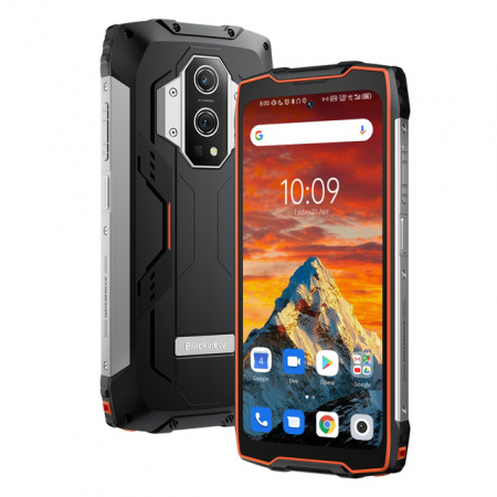 Telefon mobil Blackview BV9300 Orange, Laser, 4G, 6.7" FHD+ 120Hz, 12GB+ 9GB RAM, 256GB+1TB ROM, Android 12, NFC, 15080mAh, Dual SIM [1]