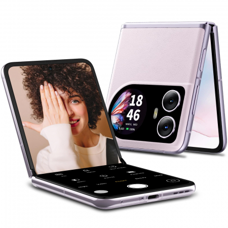 Mobiltelefon Blackview HERO10, Lila, 4G, 6,9" Hajlítható Amoled kijelző, 36GB RAM (12GB + 24GB bővíthető), 256GB ROM, Android 13, MTK Helio G99, 108MP+32MP ArcSoft 9.0, OTA, NFC, Arcfelismerés, Dual SIM [1]