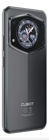 Mobiltelefon Cubot A30, szürke, 4G, 6.745" HD+ 90Hz, Dual Screen, 16GB RAM (6GB + 10GB bővíthető), 128GB ROM, Android 14, Unisoc T616, 48MP, 5100mAh, Face ID, Dual SIM [3]