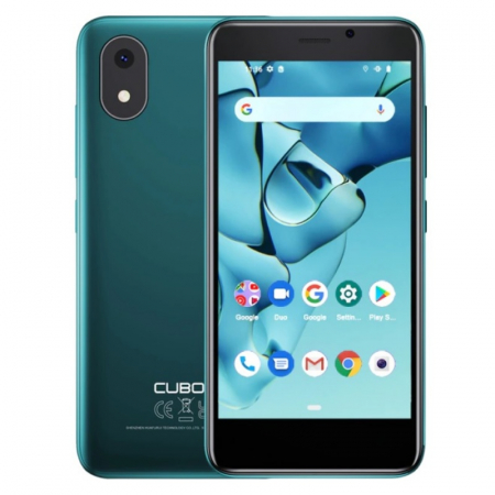 Cubot mobiltelefonok - CUBOT J10 Zöld Mobiltelefon, 3G, 4,0", 1GB RAM, 32GB ROM, Android 11, Unisoc SC9863A QuadCore, Arcfelismerés, 2350mAh, Dupla SIM