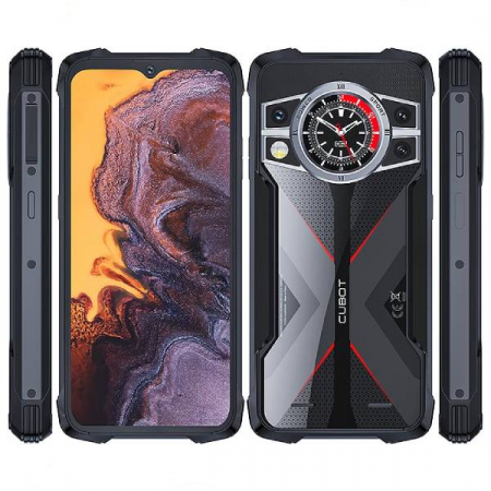 Cubot mobiltelefonok - Mobiltelefon Cubot KingKong 9, Két kijelző, 4G, 6,583" FHD+ IPS, 12GB RAM, 256GB ROM, Android 13, MT6789 (G99), 10600mAh, Dual SIM