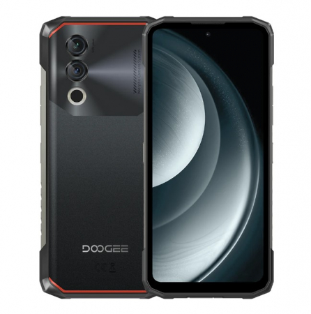 Doogee mobiltelefonok - Mobiltelefon Doogee Blade 10 Power, Fekete, 4G, 6.6" HD+ IPS 90Hz, 24GB RAM (6GB + 18GB bővíthető), 256GB ROM, Android 14, 50MP, Unisoc T615, 10300mAh, Arcazonosítás, NFC, Dual SIM