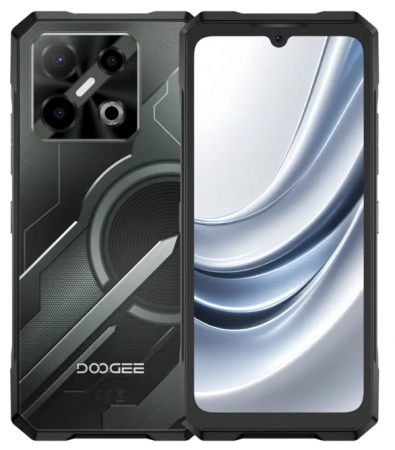 Doogee mobiltelefonok - Mobiltelefon Doogee Blade GT Play LED, Fekete, 5G, 6.72" FHD+ IPS LCD 120Hz kijelző, 50MP AI kamera, 20GB RAM (8GB+12GB bővíthető), 256GB ROM, Android 14, Dimensity 7025, 5800mAh, 18W, Dual SIM