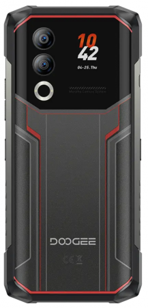 Mobiltelefon Doogee Blade 20 Ultra Piros, 5G, 6.6" HD+ kijelző, 1.54" másodlagos képernyő, 50MP AI kamera, 32GB RAM (8GB+24GB bővíthető), 512GB ROM, Android 14, T7250, 10300mAh, 18W, Dual SIM [1]