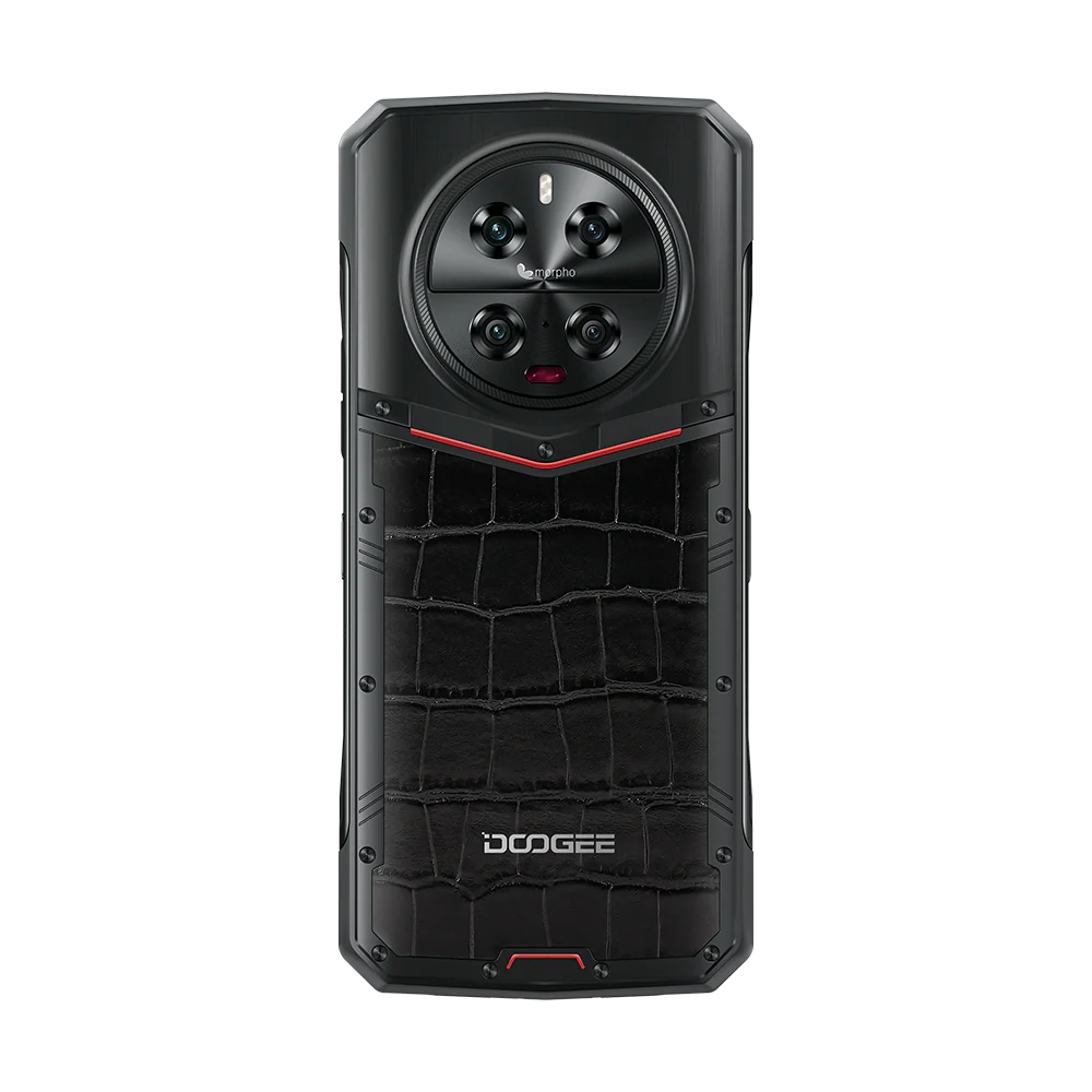 Doogee DK10 Mobiltelefon, Fekete Bőr, 5G, 6,67" 120Hz 2K AMOLED, 32GB RAM (12GB + 20GB bővíthető), 512GB ROM, Android 13, Dimensity 8020, Morpho® Quad Camera, NFC, OTG, FM, 5150mAh, 120W, Dual SIM [1]