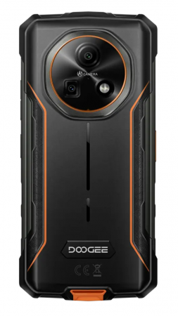 Mobiltelefon DOOGEE Fire 7, Narancssárga, 5G, 6.6" HD+ IPS, 16GB RAM (4GB + 12GB bővített), 256GB ROM, 64MP, Android 15, Dimensity 6300, Duál hangszóró, NFC, OTG, Arcfelismerés, 13000mAh, 18W, Két SIM [3]