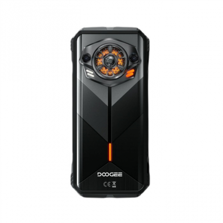 Doogee S punk Mobiltelefon, Fekete, 4G, 6.58" FHD+ 90Hz, 16GB RAM (6GB + 10GB bővíthető), 256GB ROM, 50MP Kamera, Spreadtrum T606 Octa Core, Android 14, 10800mAh, DualSim [2]
