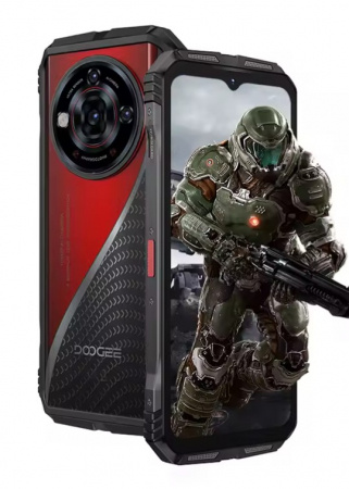 Mobiltelefon Doogee S118 Pro, Piros, 5G, 6.6" FHD+ IPS 120Hz, 24GB RAM (8GB + 16GB bővíthető), 512GB ROM, Android 14, 100MP Kamera, Mediatek Dimensity 7050 Nyolcmagos, 10800mAh, NFC, Dual SIM