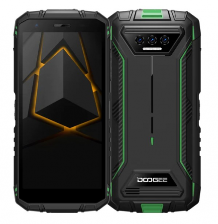 Doogee mobiltelefonok - Telefon mobil Doogee S41 Pro Verde, 4G, IPS 5.5", 7GB RAM(4GB+ 3GB extensibil), 32GB ROM, 5MP+8MP, Android 12, Helio A22 Quad Core, GPS, NFC,  6300mAh, DualSIM