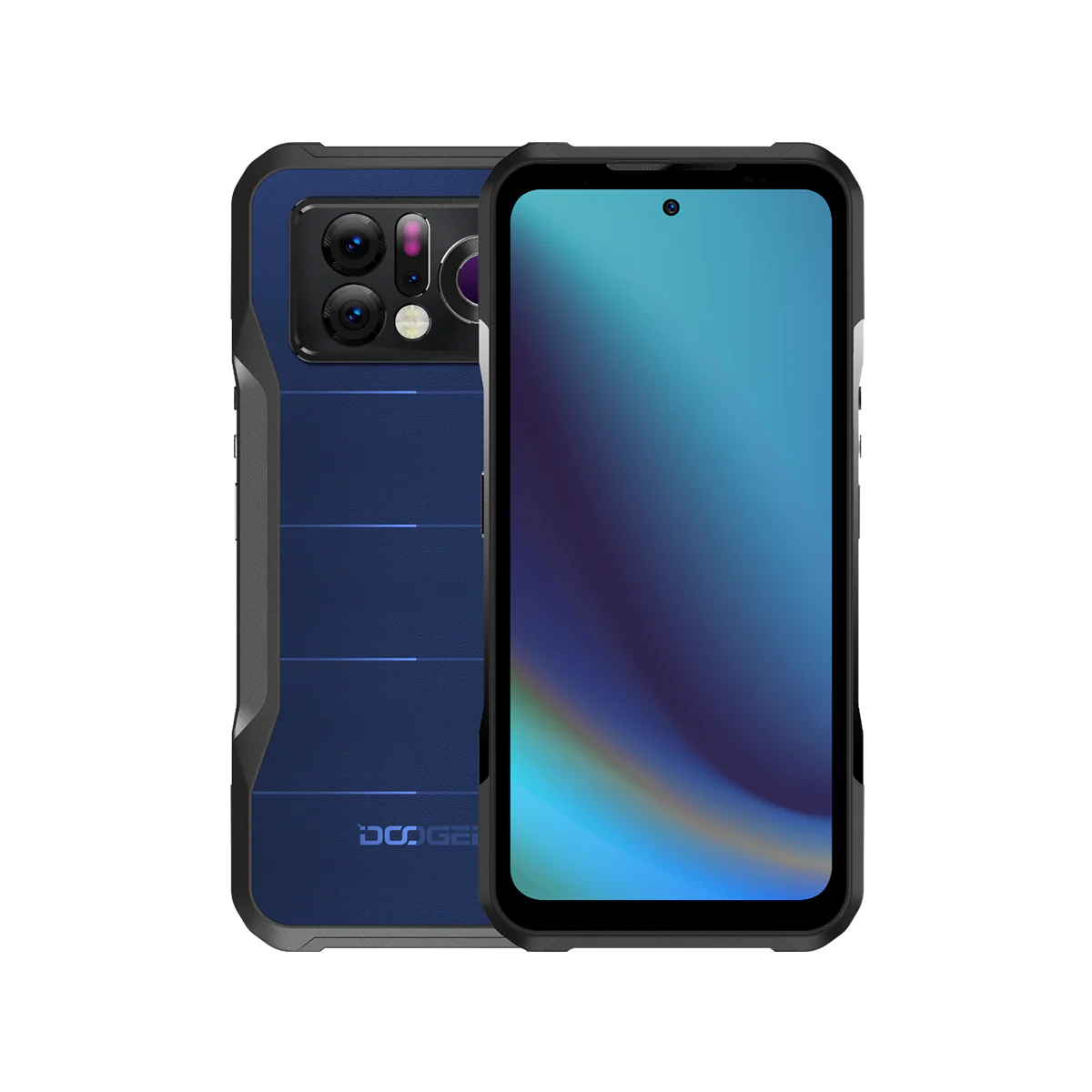 Doogee mobiltelefonok - Telefon mobil Doogee V20 Pro Albastru, 5G, AMOLED 6.43" FHD+, Camera termica, 12GB RAM+ 8GB vRAM, 256GB ROM, Android 12, 6000mAh, Dual SIM