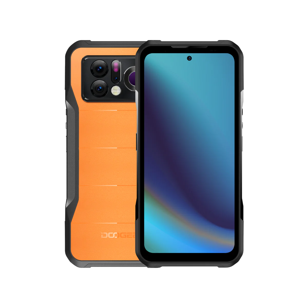 Doogee mobiltelefonok - Telefon mobil Doogee V20 Pro Orange, 5G, AMOLED 6.43" FHD+, Camera termica, 12GB RAM+ 8GB vRAM, 256GB ROM, Android 12, 6000mAh, Dual SIM