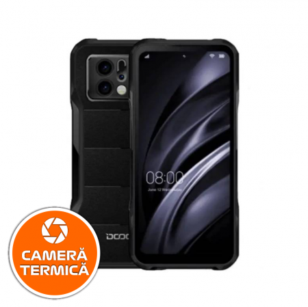 Telefon mobil Doogee V20 Pro Negru, Dual 5G, AMOLED 6.43" FHD+, Camera termica, 12GB RAM+ 8GB vRAM, 256GB ROM, Android 12, 6000mAh, Dual SIM [1]