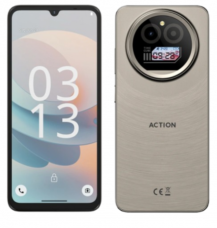 Best Deals - Mobiltelefon F150 Action A5 Pro Szürke, 4G, 6.88" HD+, 8GB RAM (3GB + 5GB bővíthető), 256GB ROM, Android 15 Go, Octa-Core, Face ID 16MP kamera,  5100mAh, Dual SIM