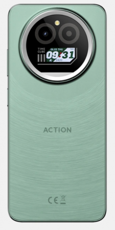 Mobiltelefon F150 Action A5 Pro Zöld, 4G, 6.88" HD+, 8GB RAM (3GB + 5GB bővíthető), 256GB ROM, Android 15 Go, Octa-Core, Face ID 16MP kamera,  5100mAh, Dual SIM [2]