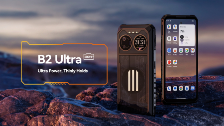 Mobiltelefon 150 B2 Ultra Black, 200MP, 4G, 6,78" FHD+, 120Hz, Másodlagos kijelző, 24GB RAM (12GB + 12GB bővíthető), 256GB ROM, Helio G99, 15000mAh, Dual SIM [2]