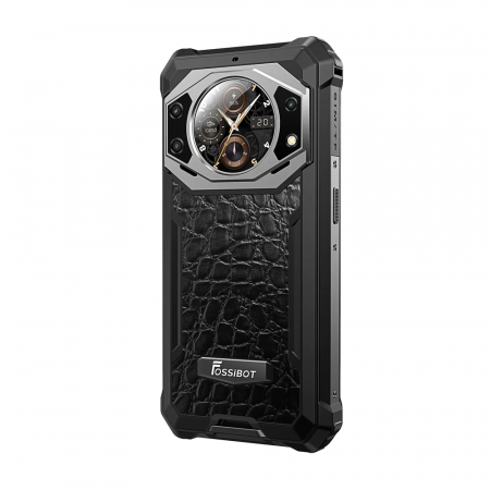 Mobiltelefon FOSSiBOT F101 Pro, Szürke , 4G, Dual Display, 5.45" HD+ IPS 1.32", 15GB RAM (8GB + 7GB bővíthető), 128GB ROM, 24MP+8MP, Android 13, MT8788 Octa Core, NFC/HAC, 10600mAh, 18W, Dual SIM [5]