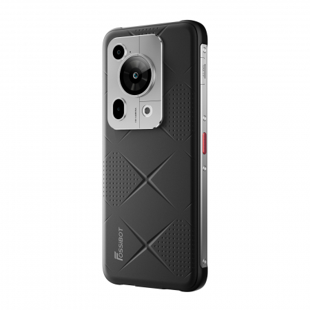 FOSSiBOT F112 Pro 5G mobiltelefon, Fekete, 6.88” HD+ IPS, 24GB RAM(8GB+16GB bővíthető), 256GB ROM, Android 14, Visszatöltés, 50MP+16MP, 18W, Dual SIM hibrid [5]