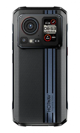 HOTWAV Cyber 15 mobiltelefon, Fekete, 4G, 6.6" FHD+, 24GB RAM (12GB + 12GB bővíthető), 256GB ROM, 200MP + 24MP Éjszakai látás, Android 13, Helio G99, 6280mAh, NFC, Dual SIM [1]