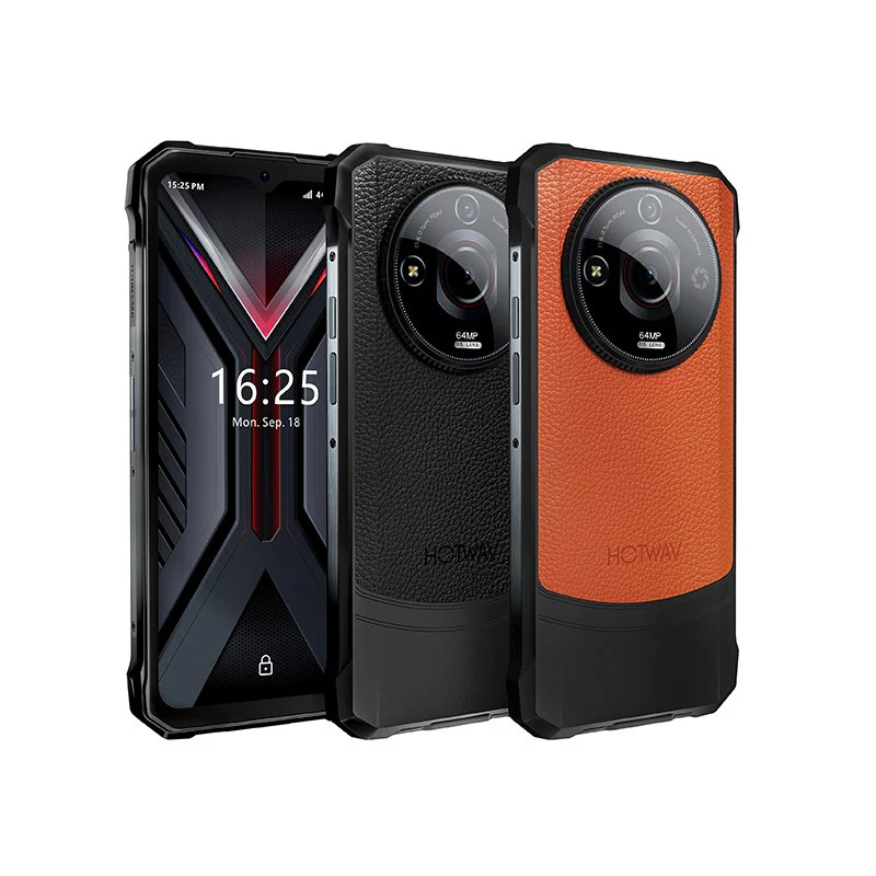 Mobiltelefon HOTWAV T7 Pro, Orange, 4G, 6.6" 2K FHD+, 12GB RAM (6GB+6GB bővíthető), 256GB ROM, 64MP, Android 13, MT8788 nyolcmagos, 6280mAh, NFC, Arcfelismerés, Dual SIM [5]
