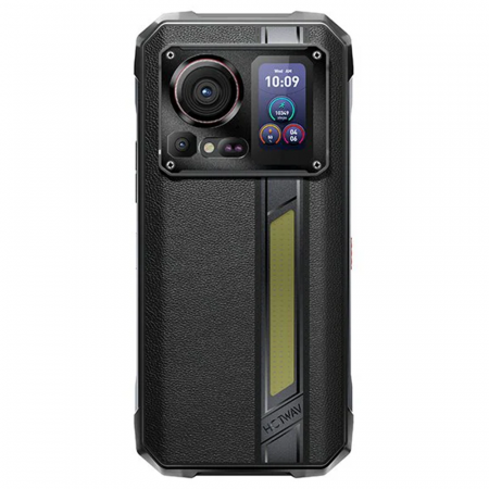 HOTWAV Hyper 7 Pro mobiltelefon, Fekete, 5G, 6.6" 2.4K 120Hz, 36GB RAM (16GB+20GB bővíthető), 256GB ROM, 200MP+24MP Éjjellátó, Android 14, MediaTek Dimensity 7050, 10800mAh, NFC, Dual SIM [1]