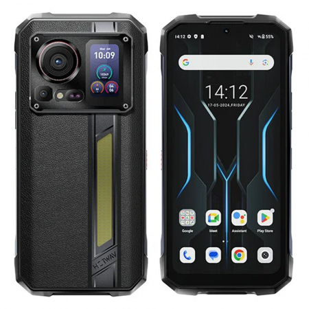 HOTWAV mobiltelefonok - HOTWAV Hyper 7 Pro mobiltelefon, Fekete, 5G, 6.6" 2.4K 120Hz, 36GB RAM (16GB+20GB bővíthető), 256GB ROM, 200MP+24MP Éjjellátó, Android 14, MediaTek Dimensity 7050, 10800mAh, NFC, Dual SIM