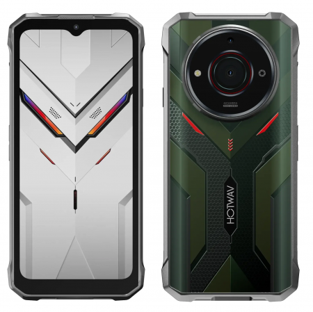 Mobiltelefon HOTWAV T7S Zöld, 4G, 6.52" HD+, 8GB RAM (4GB + 4GB bővíthető), 128GB ROM, Android 13, MT8788, 6280mAh, 20W, Face ID, Dual SIM [1]