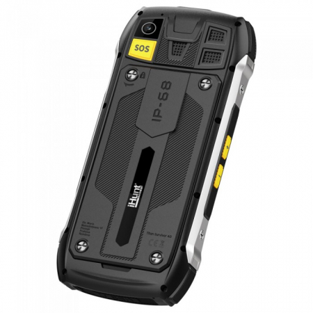 iHunt Titan Survivor 4G Mobiltelefon Fekete, 2.8", 48MB RAM, 128MB ROM, SC-T107, BT v5.0, SOS, FM Rádió, Fordított töltés, 4500mAh, Dual SIM [4]