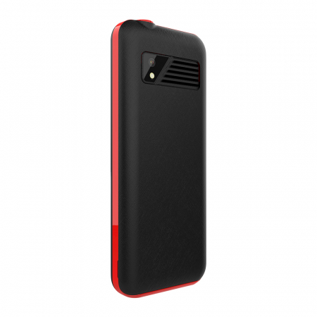 iSEN F23 Mobiltelefon, Fekete/Piros, 4G, 2.4" Kijelző, 48MB RAM, 128MB ROM, FM Rádió, BT, 8W Kamera, Dual SIM Hybrid, 1800mAh Akkumulátor [3]